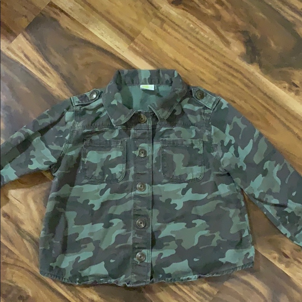 3t Crazy 8 Brand button down camp shirt